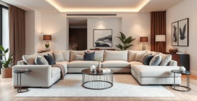 modular corner sectional with ottoman