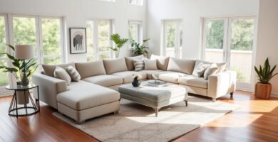 modular sectional with ottoman