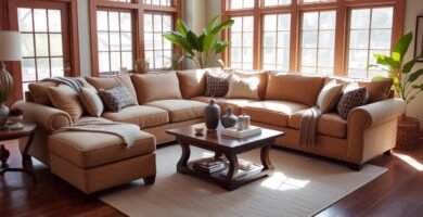 thomasville modular sectional with ottoman