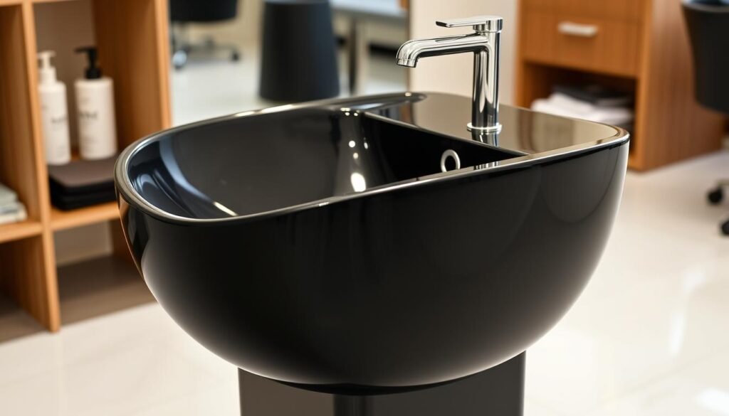 pedestal shampoo bowl
