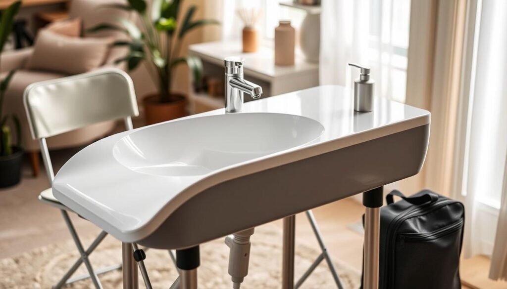 portable hair washing station