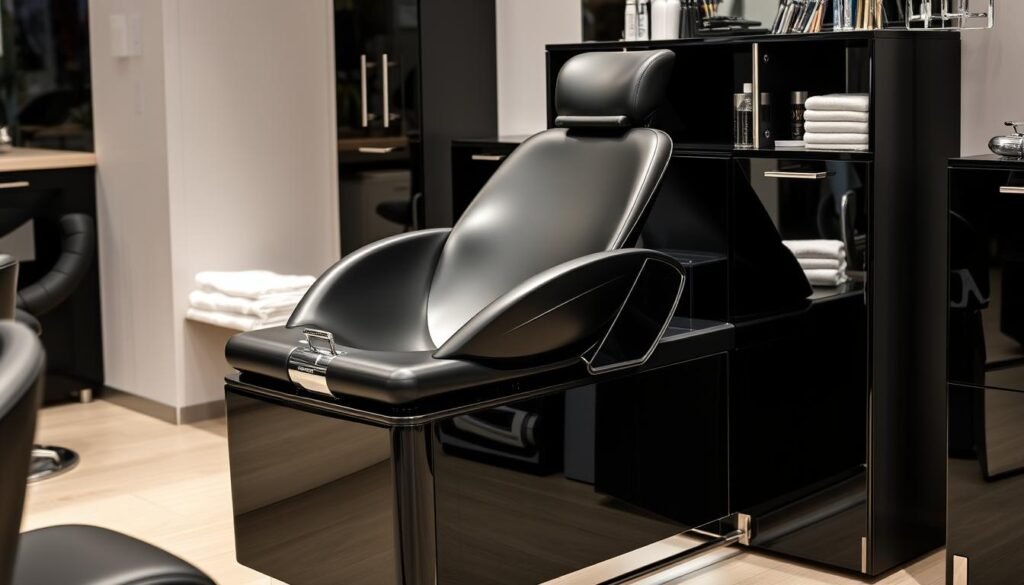 shampoo bowl cabinet
