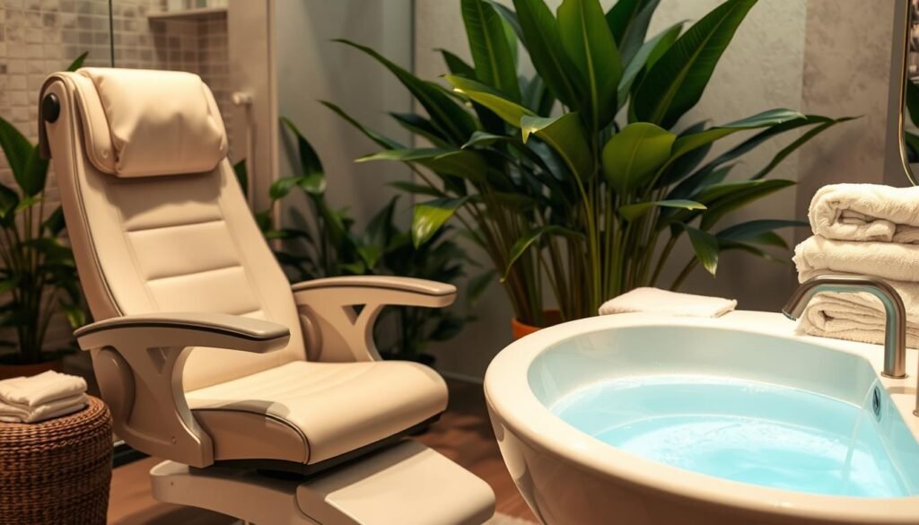 spa shampoo station